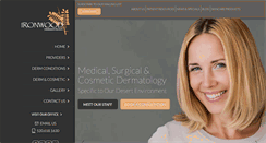 Desktop Screenshot of ironwooddermatology.org